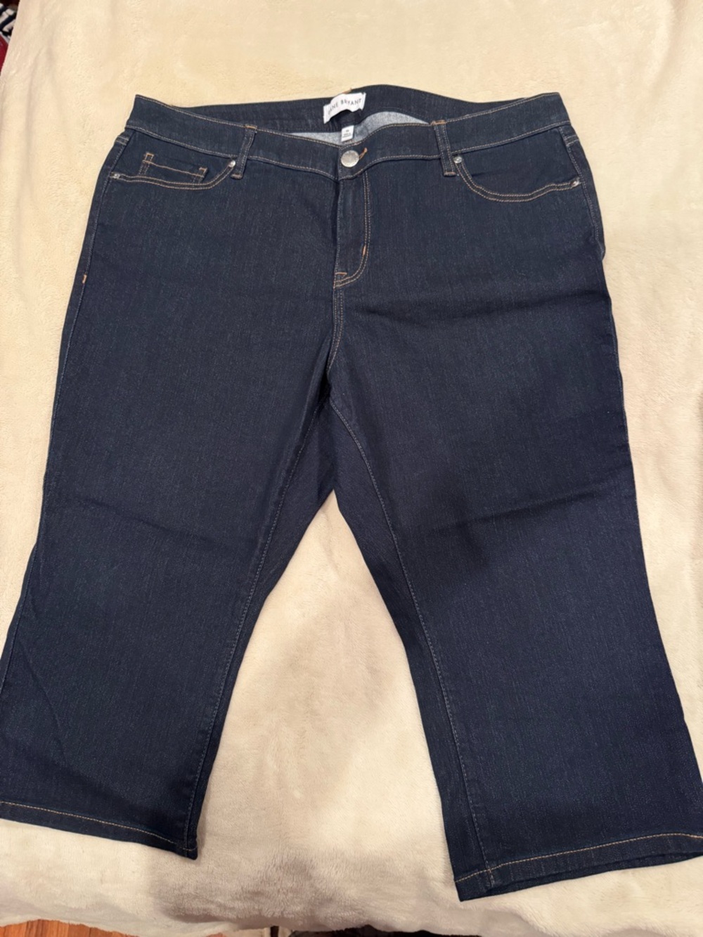 Lane Bryant Dark Navy Cropped Jeans